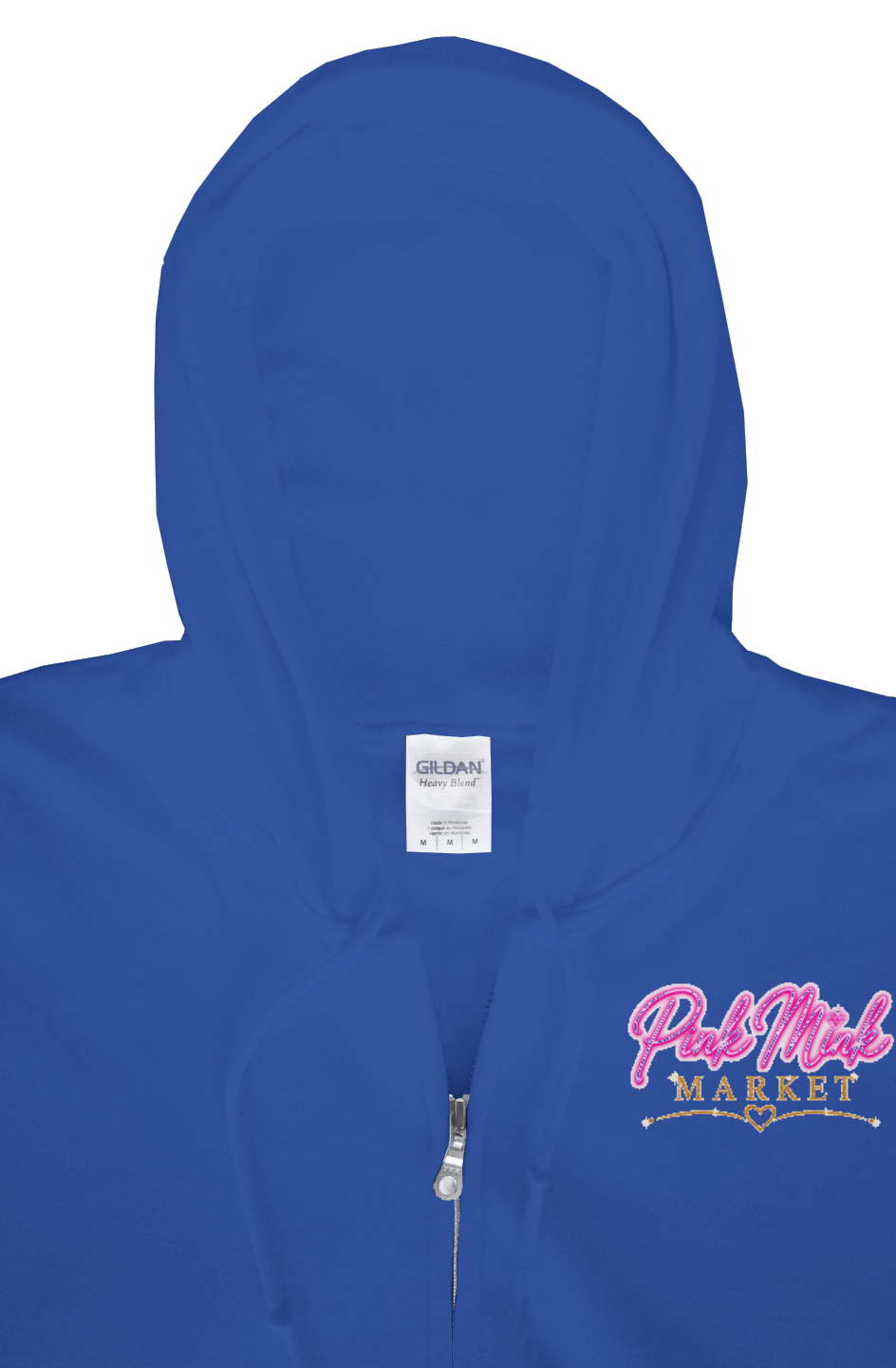 Gildan Zip Hoody Logo on Front Only 